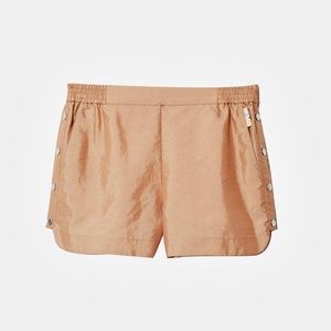 TIBI Crispy Nylon Shorts